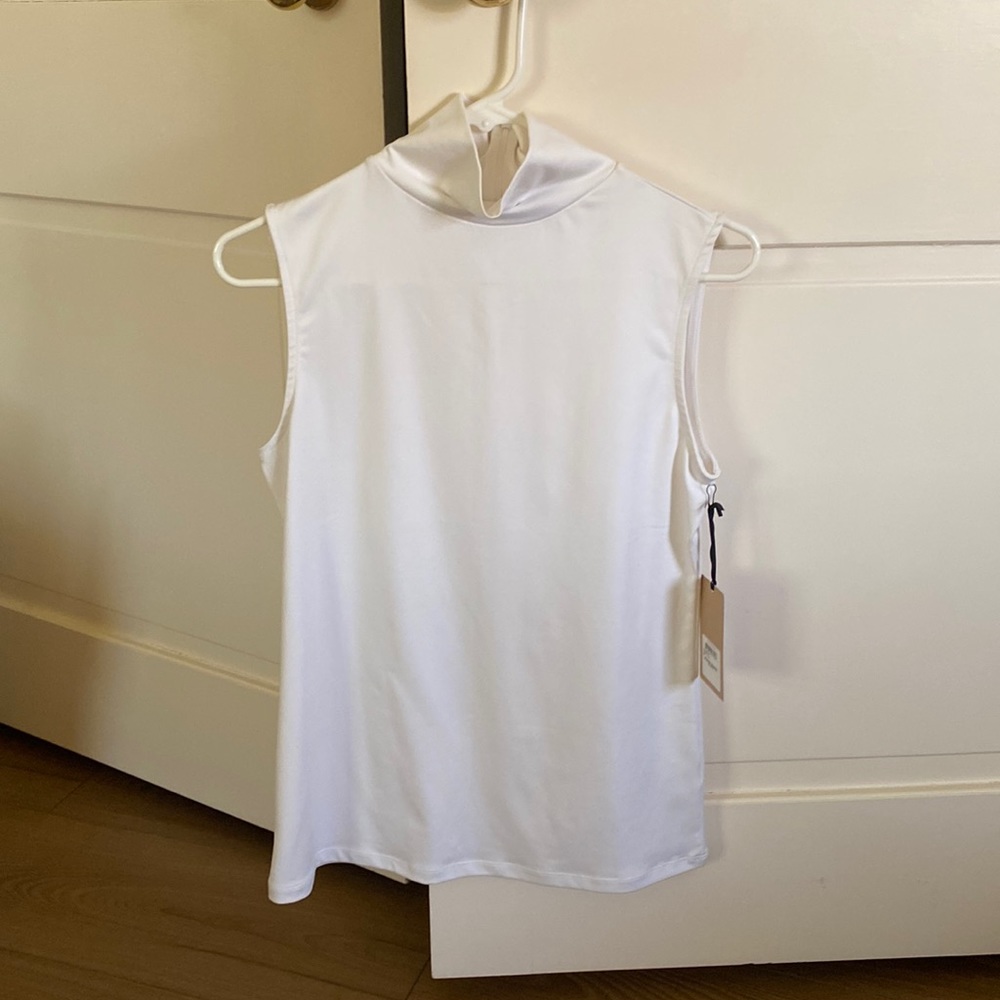 Halogen mock neck tank top - medium petite - NWT